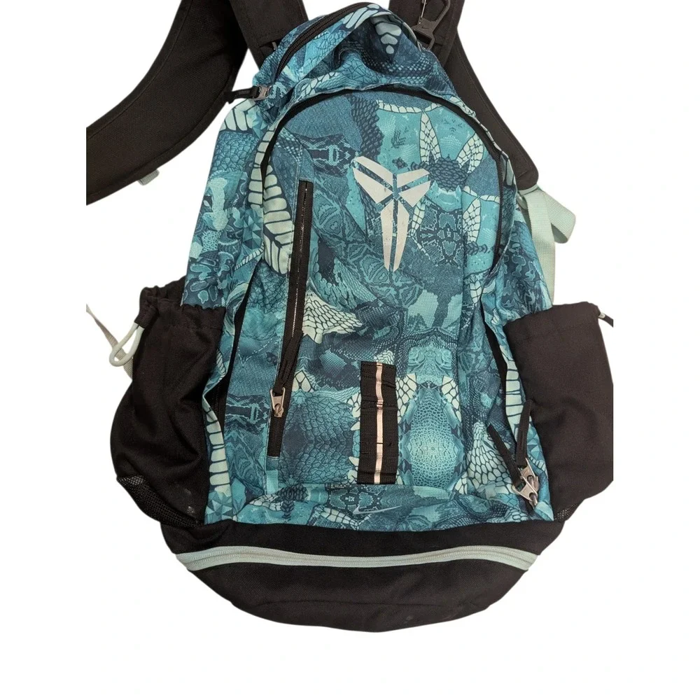 Nike Kobe Bryant Mamba Basketball Backpack Blue Snakeskin BA4738-444